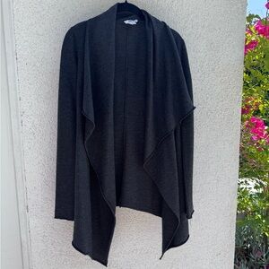 Helmut Lang Black Open-Front Cardigan